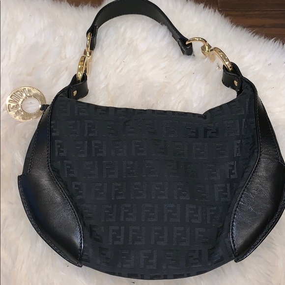 Authentic Black Vintage Zucca Fendi bag ✨ - Picture 4 of 8